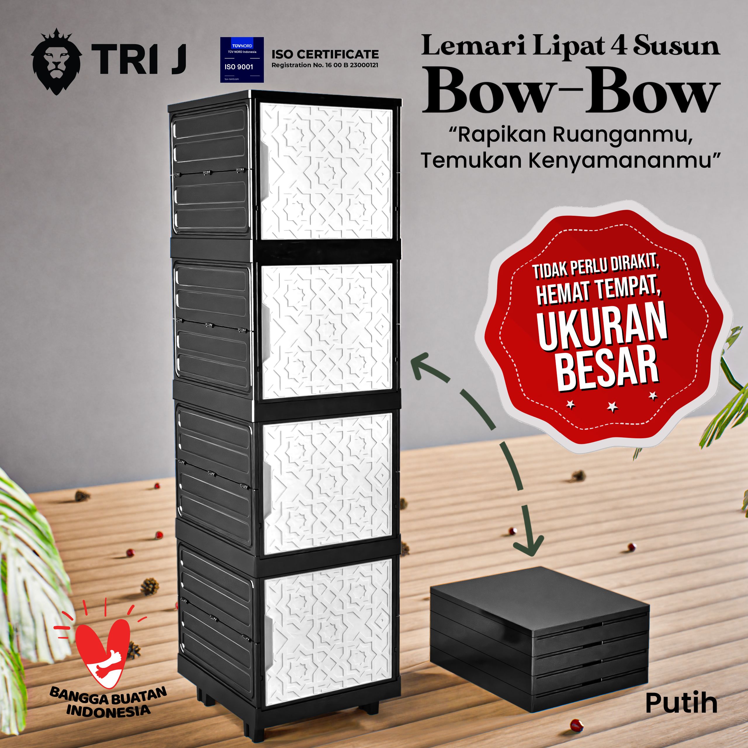 Everhome Lemari Lipat Bow-Bow Series
